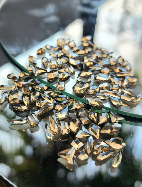 Cristales De Cortes 100 Pcs champagne